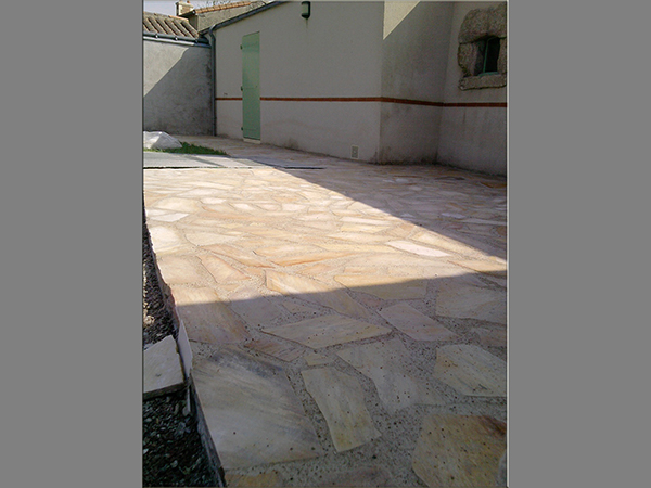 JLM 44 pose de carrelage d'extérieur