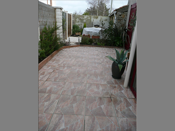 JLM 44 pose de carrelage d'extérieur